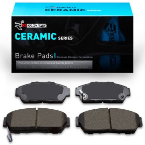 Honda Civic Coupe Brake Pads - Front - R1 Concepts - Ceramic - `93-`01